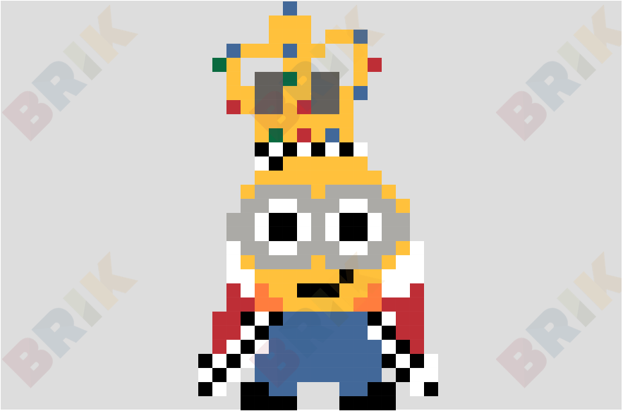 Minion Pixel Art – BRIK