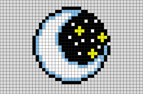 Moon Pixel Art – BRIK