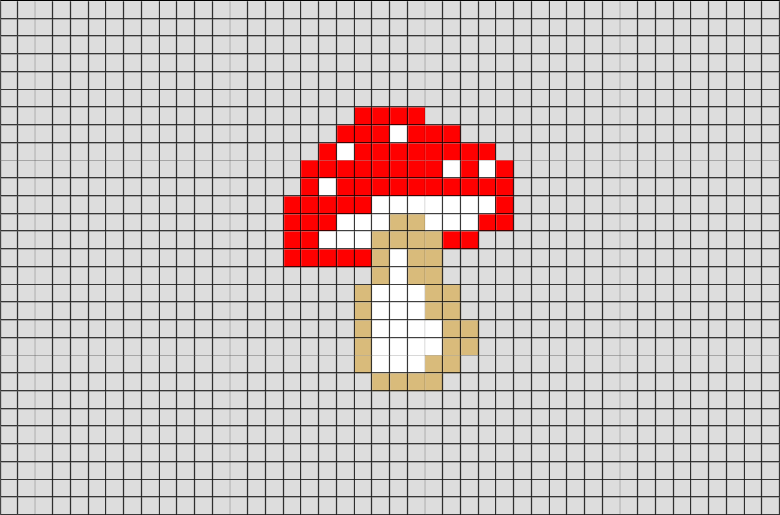 Mushroom Pixel Art – BRIK