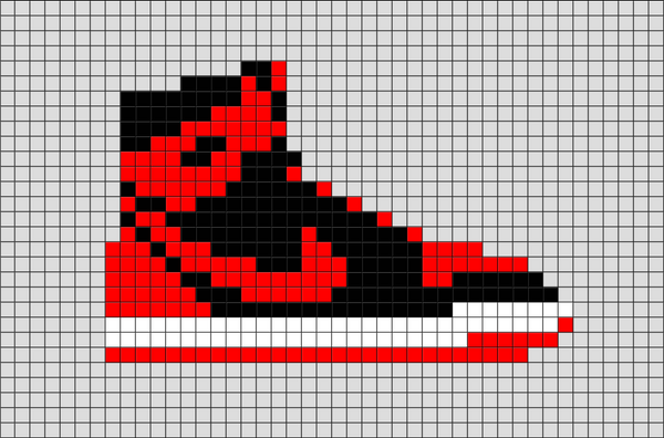 Nike Shoes Pixel Art – BRIK