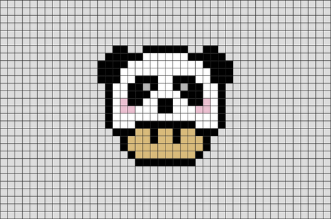 Kawaii Gifts Kawaii Pixel Art Grid Easy