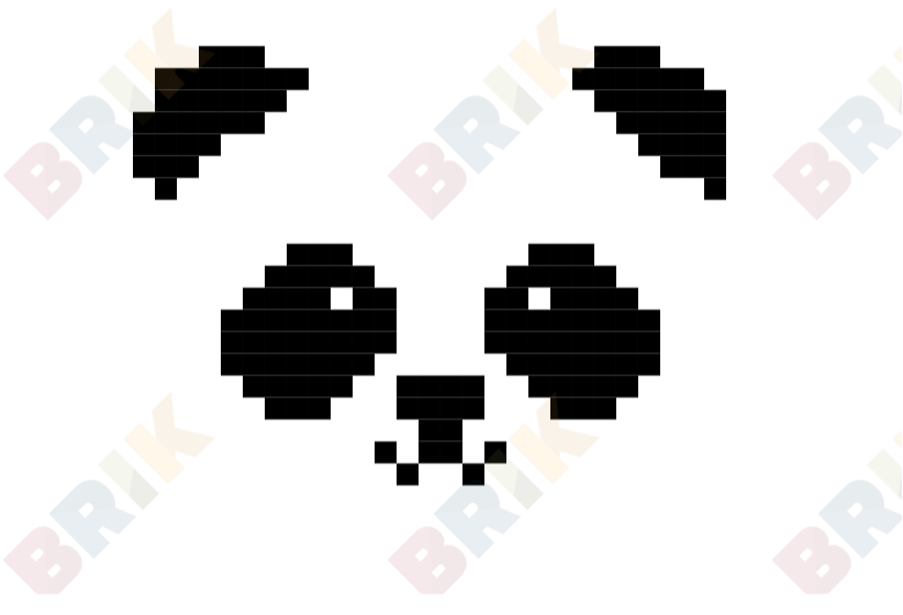 Panda Pixel Art – BRIK
