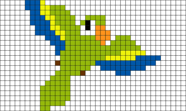 parrot-pixel-art-brik