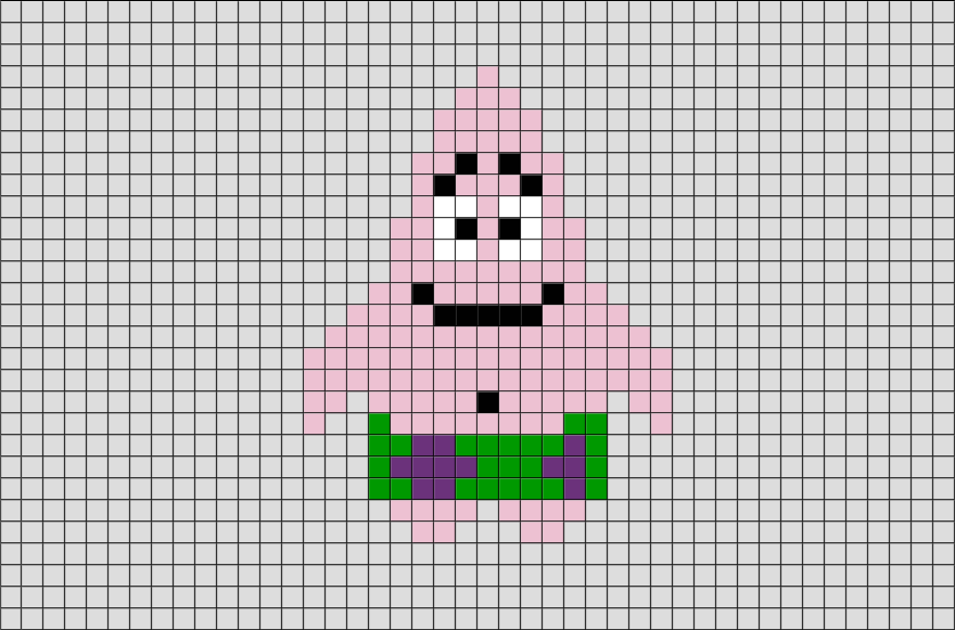 Patrick Pixel Art – BRIK
