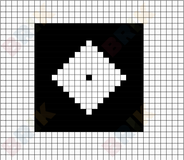 Pixel Roblox Symbol Brik - perler beads roblox logo