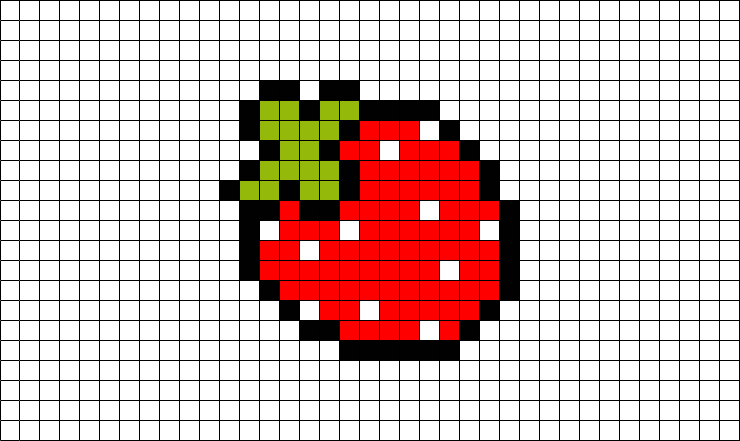 pixel strawberry brik pixel strawberry brik