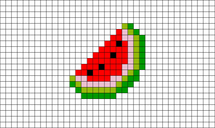 Pixel Watermelon – BRIK