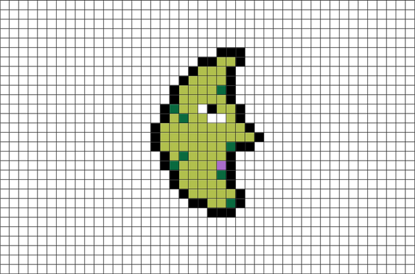 Pokemon Metapod Pixel Art – BRIK