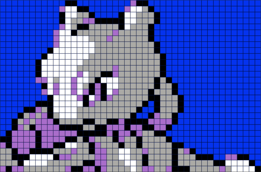 Mewtwo Pixel Art Grid By Hama Girl On Deviantart Pixel Art Pokemon ...