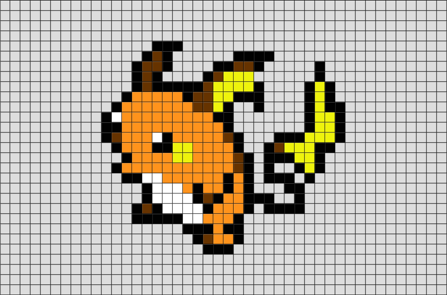 Pokemon Raichu Pixel Art – BRIK