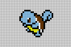 Pokemon Squirtle Pixel Art – BRIK