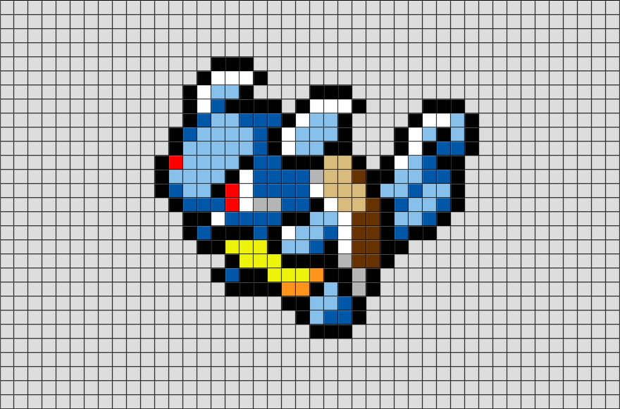 Featured image of post Squirtle Pixel Art 32X32 Search results for squirtle pixel art