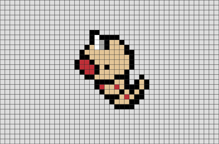 Pokemon Weedle Pixel Art – BRIK