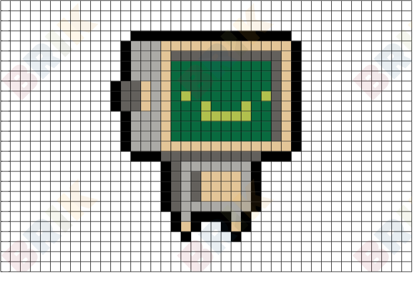 Robot Pixel Art – BRIK