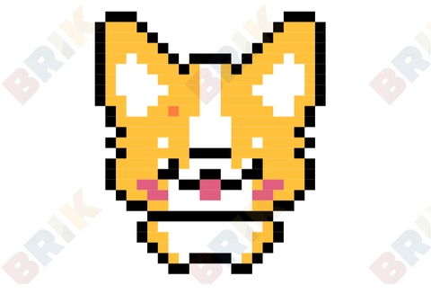 Shiba Inu Pixel Art – BRIK