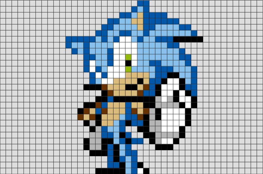 Sonic Pixel Art – BRIK