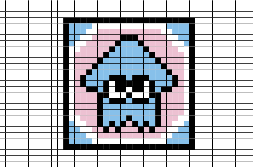 splatoon squidling pixel art brik splatoon squidling pixel art brik