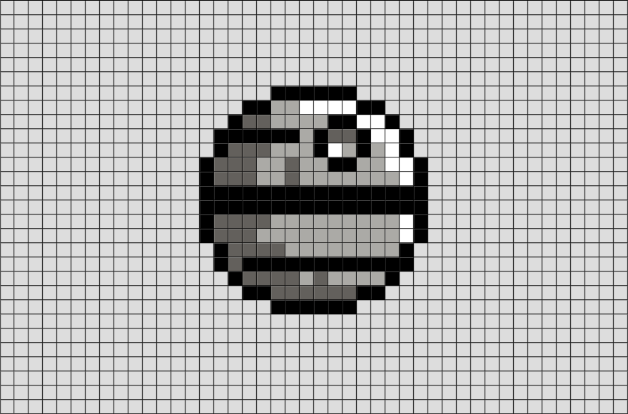 Star Wars Death Star Pixel Art – BRIK