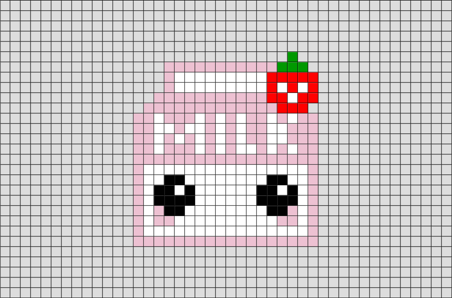 Strawberry Milk Pixel Art – BRIK