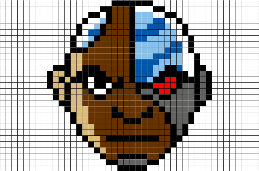 Sasuke - Sasuke Pixel Art Minecraft PNG Image With Transparent Background |  TOPpng