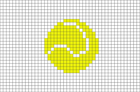 Tennis Ball Pixel Art – BRIK