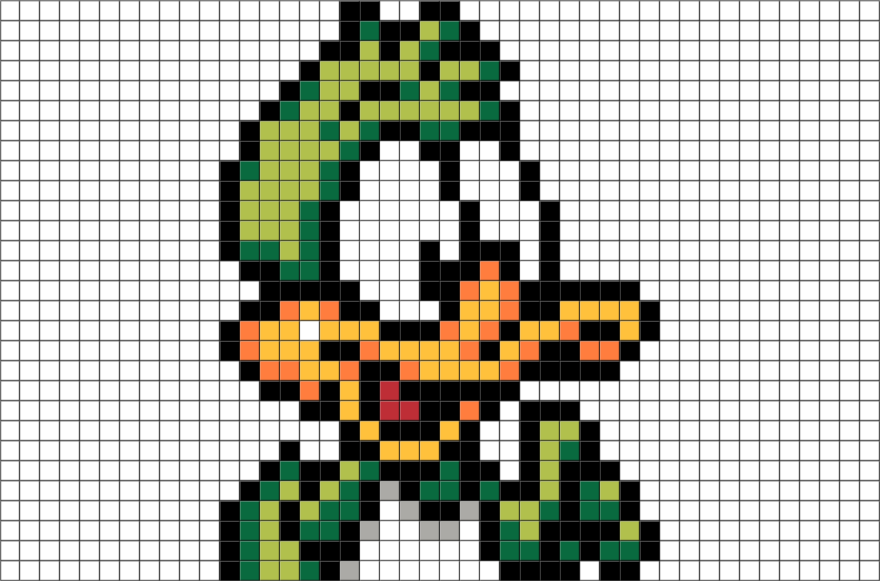 Small Duck Pixel Art