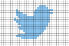 Twitter Logo Pixel Art – BRIK