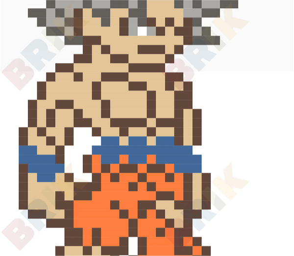 Ultra Instinct Pixel Art – BRIK