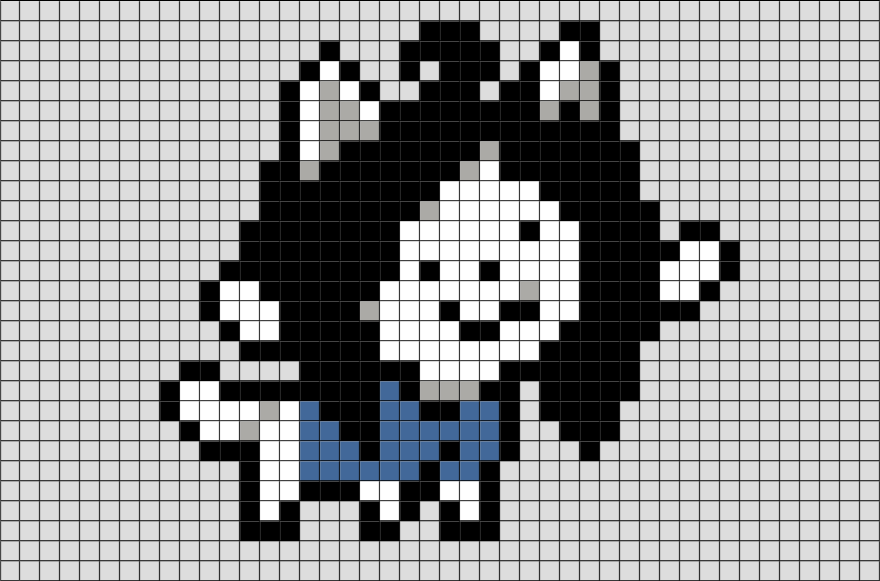 Undertale Sans Sprite Grid Shefalitayal