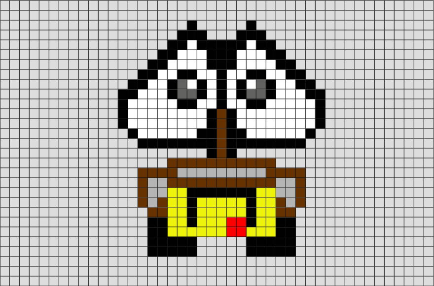 Wall-E Pixel Art – BRIK