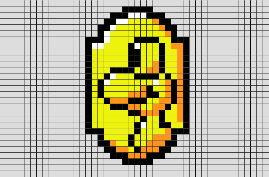  Yoshi  Coin Pixel Art BRIK