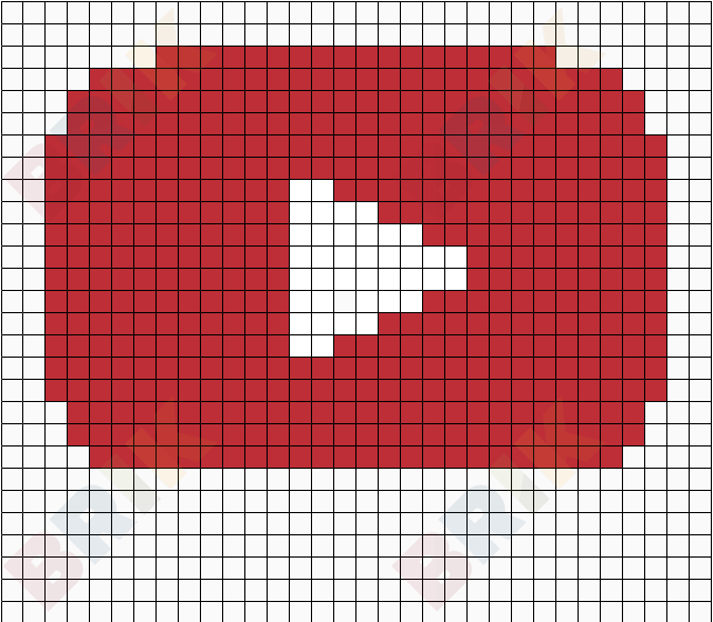Pixel Youtube logo – BRIK