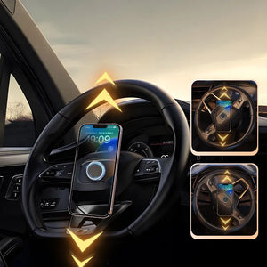 Magnetic Centripetal Phone Holder for Tesla - Obsidian Black - Ghori Products