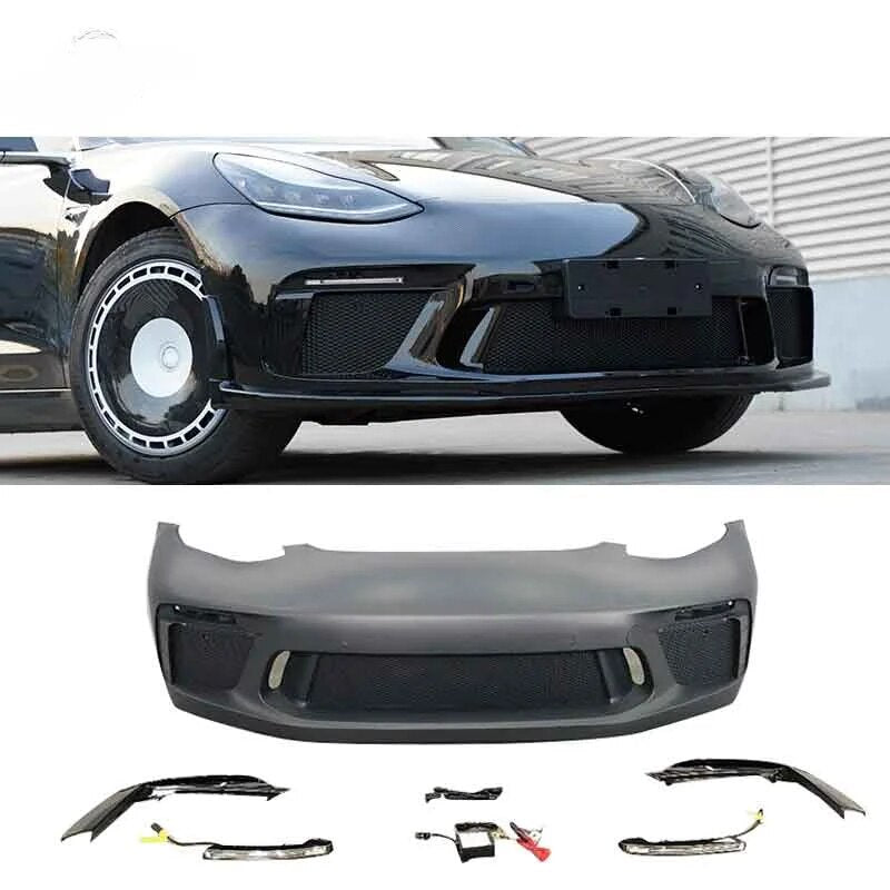 The Guardian Armor for Model 3 | Front Bumper Kit