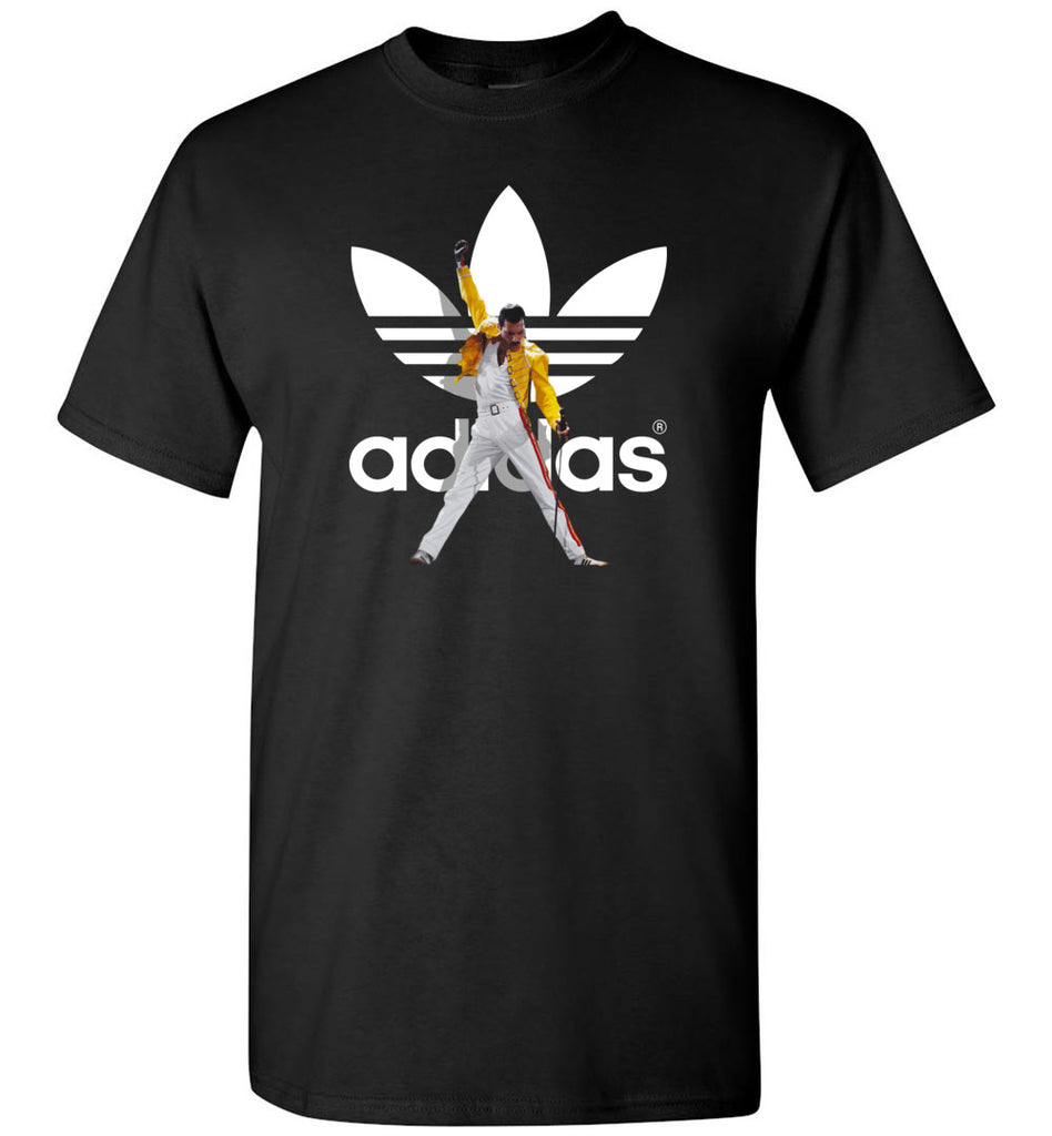 Uitputting Er is behoefte aan Wrak Freddie Mercury Vintage Retro Music Gift for Fans Adidas - T-Shirt –  TeeStore.Pro