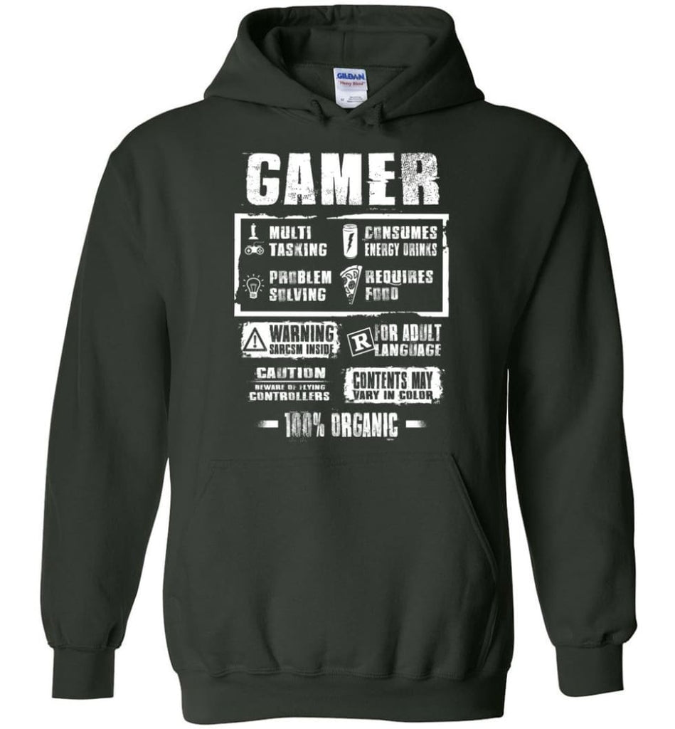 Funny Gamer Label Shirt Funny Gift For Who Love Video Game Gamers Gaming Addicted Hoodie Teestore Pro - roblox addict logo t shirt xbox ps4gamer fans tshirt youtube fans top great present for birthday gift