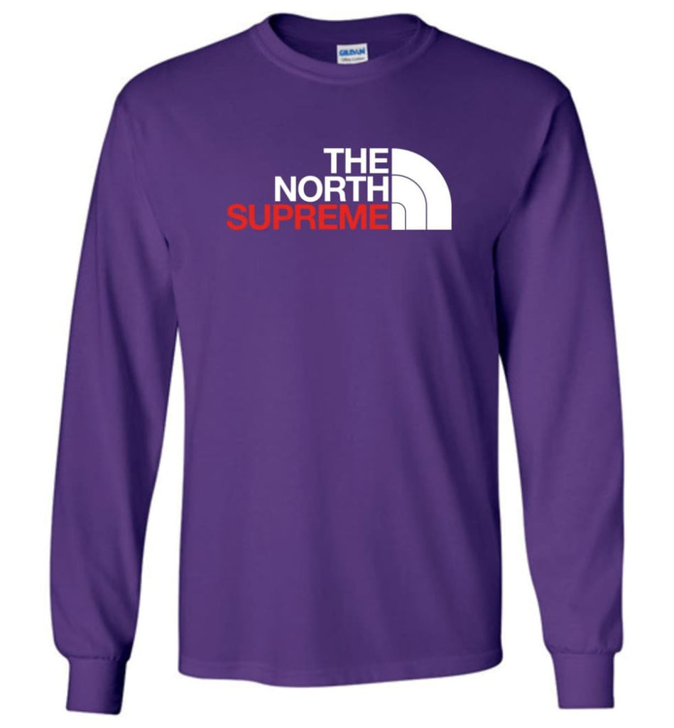 ボトムを作り続け40年 supreme × the north face ロングTシャツ