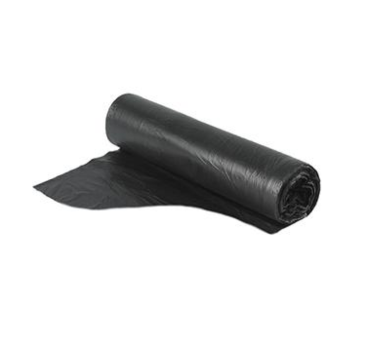 TRASH BAG 40-48 GAL BLACK .16mic MDZ-CP-H404816K TX