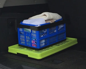 Collapsible Crate, empty and folded flat