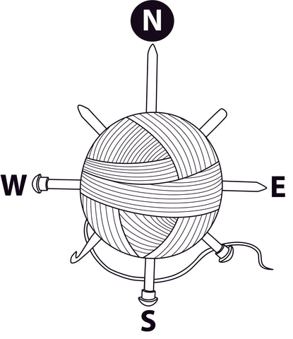 Knit North Yarn Crawl Logo