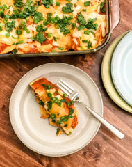 Free Recipe Slimmed Down Chicken Enchiladas