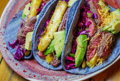 Steak and Plaintain Tacos