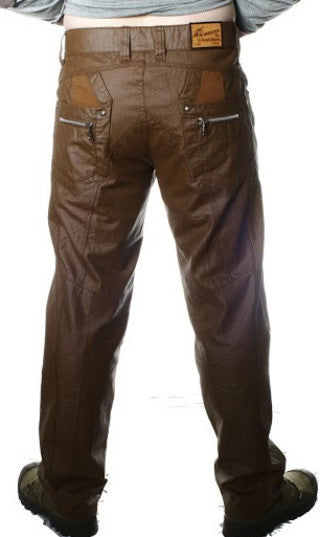 wax coated jeans mens