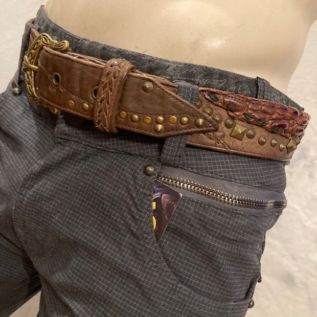 mens studded belt