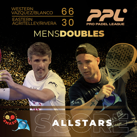 Guga and Jacob Blanco All Star Score Results Men Doubles Pro Padel League