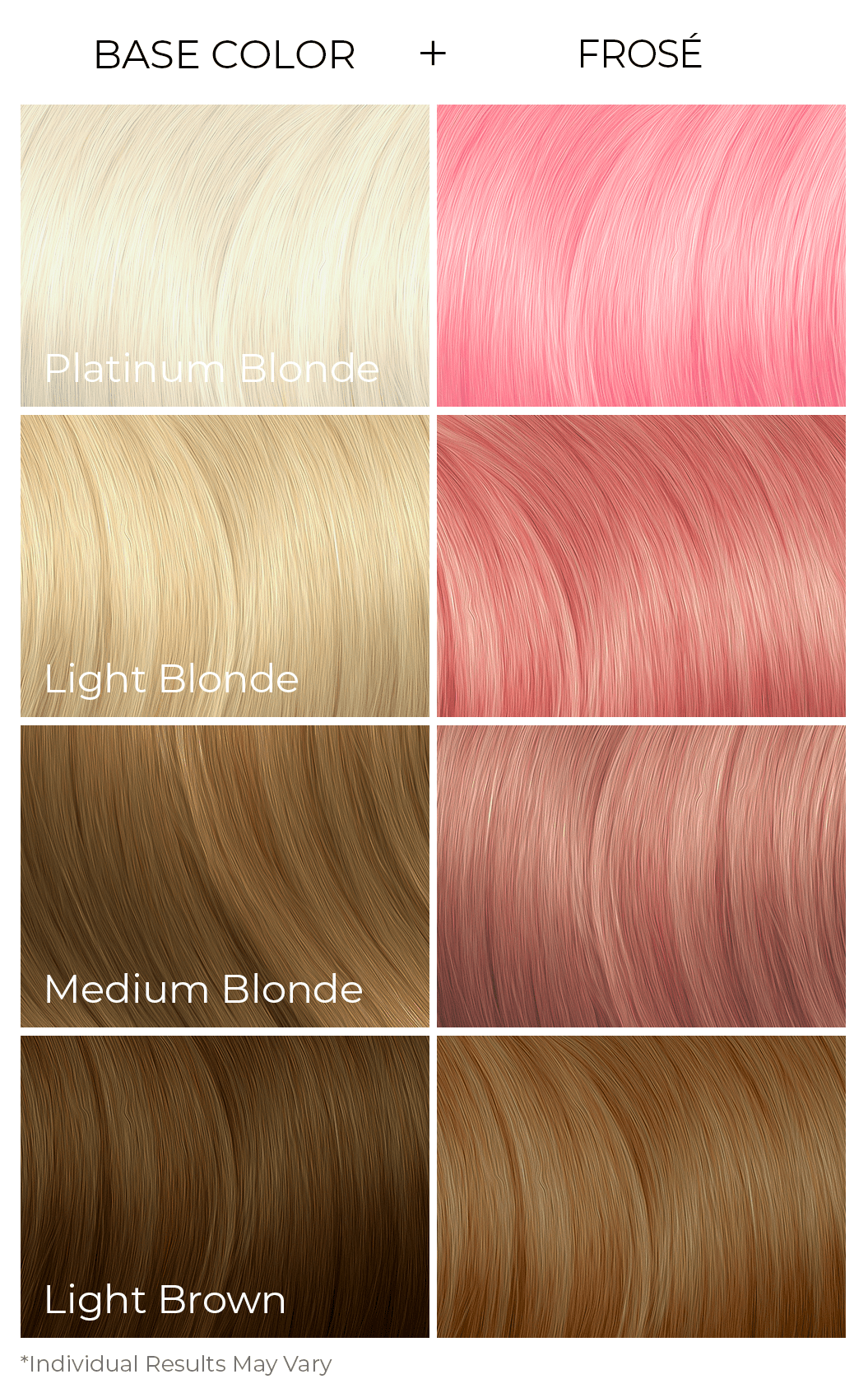 Hair Colour Chart  The Shade