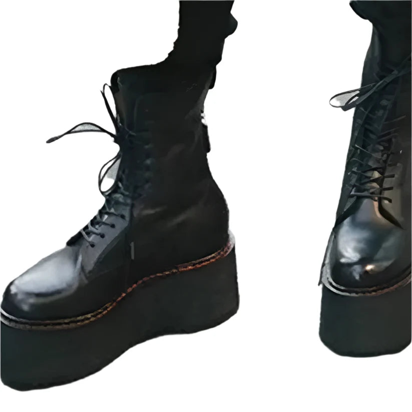 Retro Platform Boots