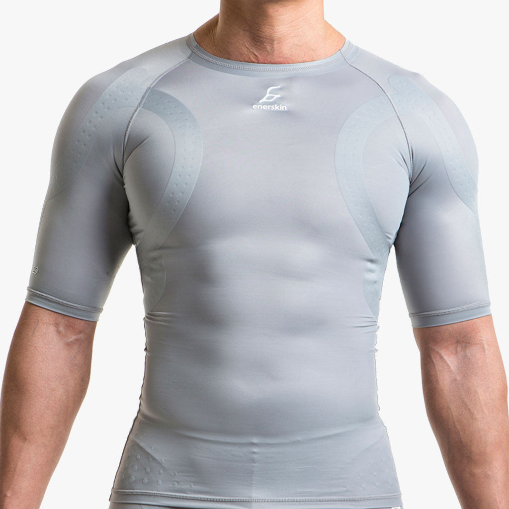 Menda City cabine opvolger E50 Men's Compression Shirt & Short Sleeve Compression T-Shirt by Enerskin