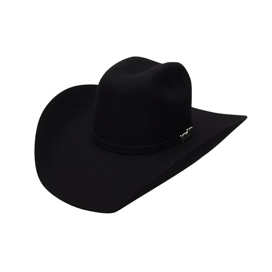 Men's Black Suede Cowboy Hat. Men's Western Cowboy Hat. Sombrero Vaquero  Negro.