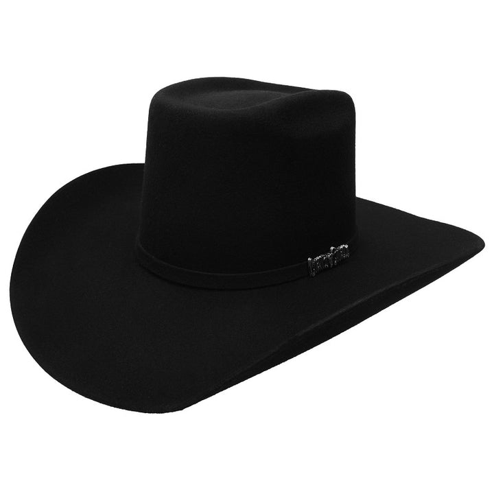 Vakera Black with Brim - Texanas Para Hombre - Felt Cowboy Hats Bota Exotica Western - Amor Sales Store